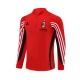 Tréninková Mikina AC Milan 2003-04 - 1-4 Zip Retro Červená