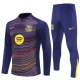 Tréninková Mikina Souprava FC Barcelona Dětský 2025-26 - 1-4 Zip Modrá