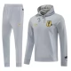 Tréninková Mikina Souprava Manchester United 2025-26 - Hoodie Šedá