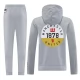 Tréninková Mikina Souprava Manchester United 2025-26 - Hoodie Šedá