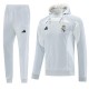 Tréninková Mikina Souprava Real Madrid 2025-26 - Hoodie Šedá
