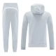 Tréninková Mikina Souprava Real Madrid 2025-26 - Hoodie Šedá