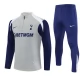 Tréninková Mikina Souprava Tottenham Hotspur Dětský 2025-26 - 1-4 Zip Šedá